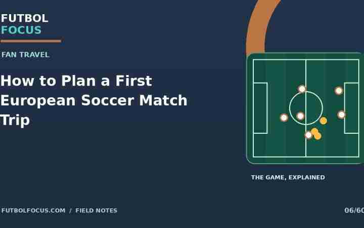 How to Plan a First European Soccer Match Trip — Futbol Focus original editorial graphic